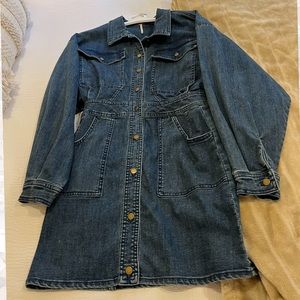 Free People Denim Dress Size M